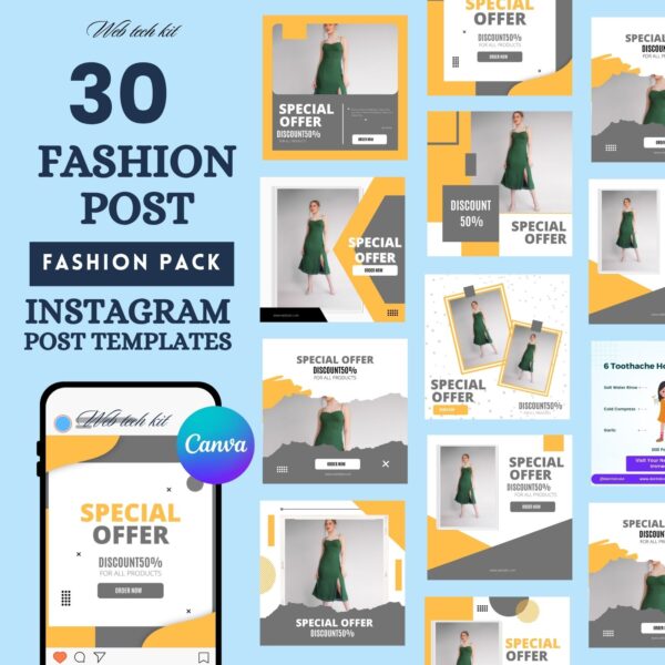 Fashion Canva Editable Templates