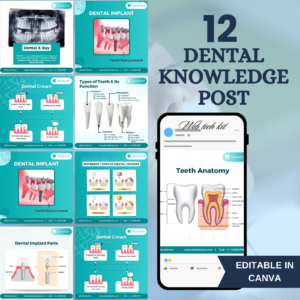 Dental Knowledge Canva Editable Template