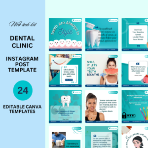 Dental Quotes Canva Editable Templates (24+ Templates)