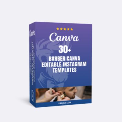 Barber Shop Canva Editable Templates (26+ Templates)
