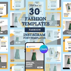 Fashion Canva Editable Templates